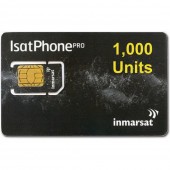 IN-01-GSPS1000E IsatPhone PRO SIM CARD with PrePaid Airtime 1000 Unit Prepaid VOUCHER of 365 day validity