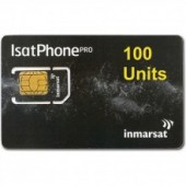 IN-01-GSPS100E IsatPhone PRO SIM CARD with PrePaid Airtime 100 Unit Prepaid VOUCHER of 180 day validity