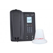IN-00-TR800 Terra 800 Land Fixed Satellite Telephone Terminal, INMARSAT by Beam with ISD700 Antenna, RJ11-POTS Standard, Cordless Phone, DECT and  PABX enabled 